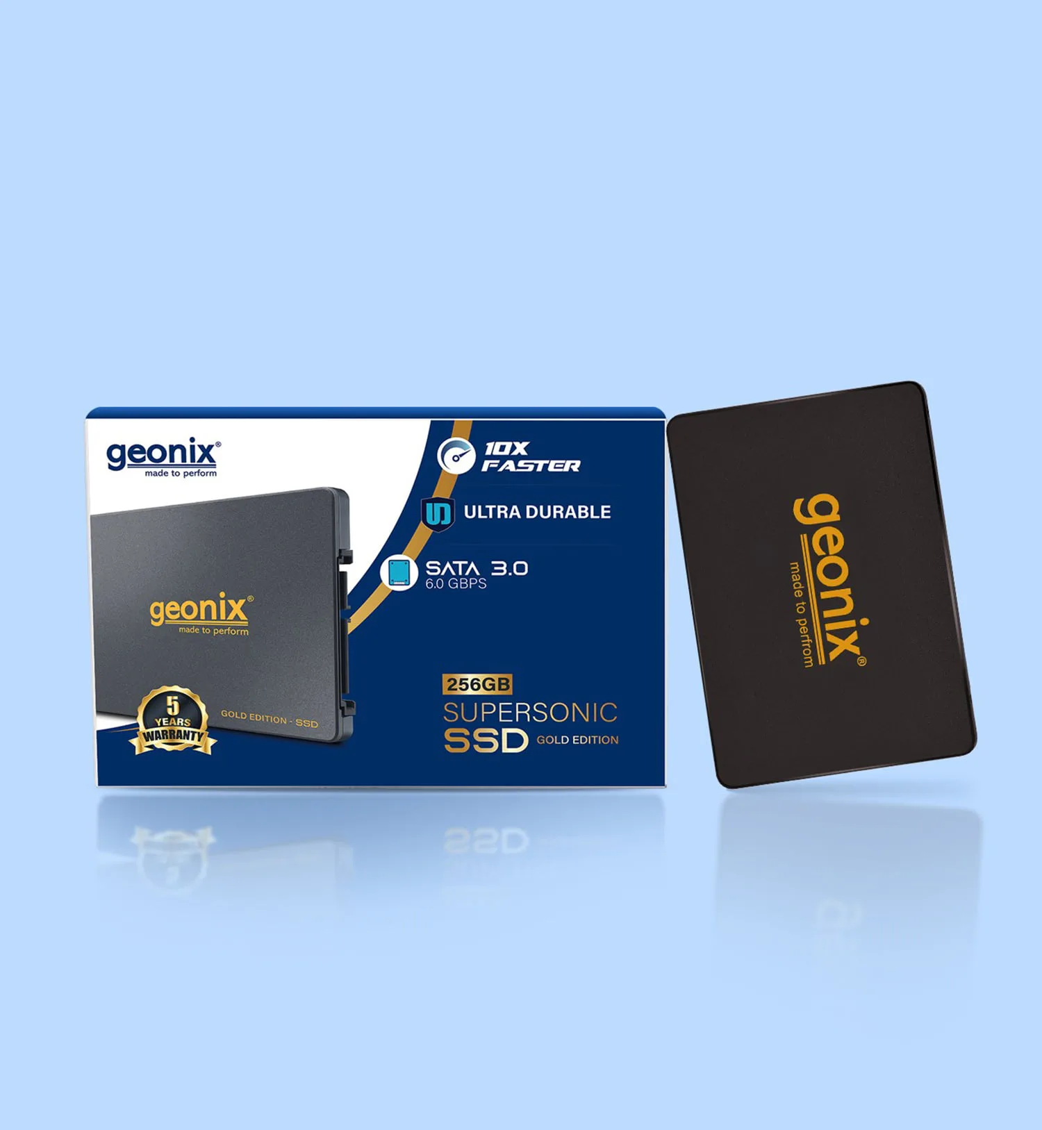 Geonix 256GB Supersonic SSD Gold Edition