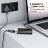 Portronics Konnect G2 Laptop Power Cable with 3PIN Clover Power Connector, 1.5M Cord Length, 350W Load Capacity