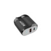 KDM KM-TA07 Jupiter 25W 3.4A Type C, USB Dual Port Travel Charger (Type C Cable Included)